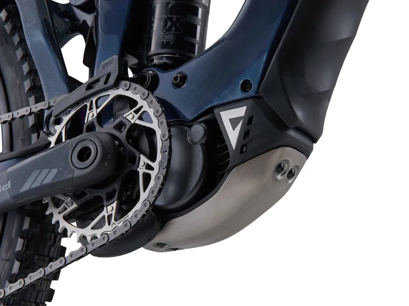 2026 Giant Reign Advanced E+ 0 Electric Mountain Bike in Purple Haze/Metallic Navy-4