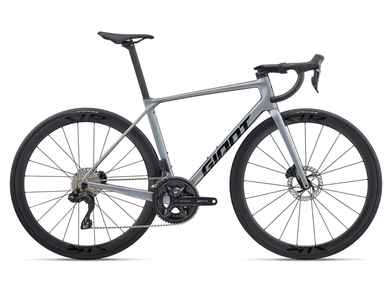 2026 Giant TCR Advanced Pro 1 Di2 Men's Road Bike in Tech Silver