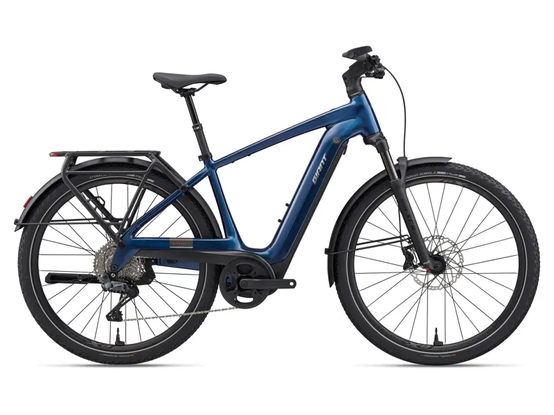 2026 Giant Explore E+ 1 DD Electric Hybrid Bike in Navy
