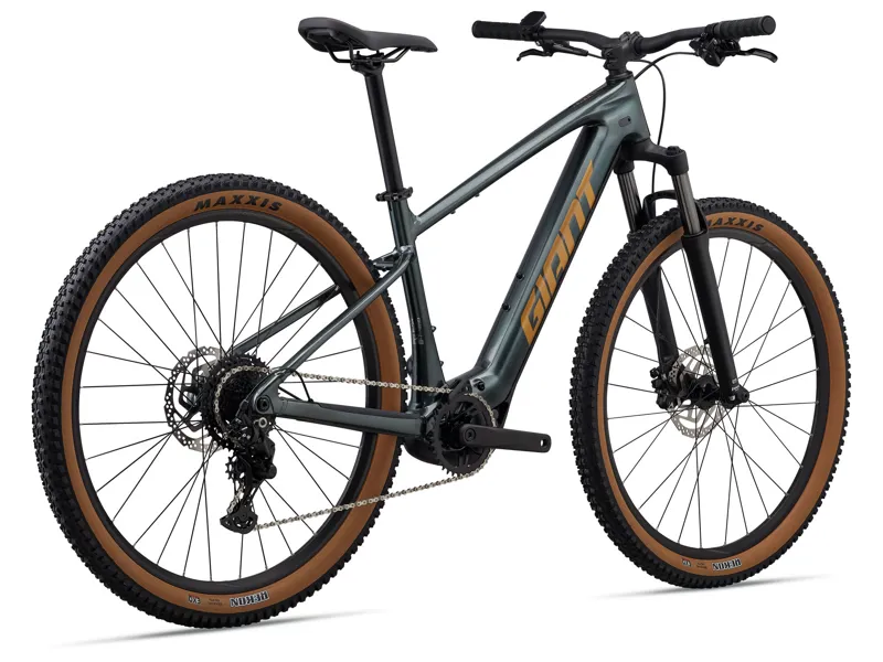 2026 Giant Talon E+ Electric Mountain Bike in Asphalt Green-2