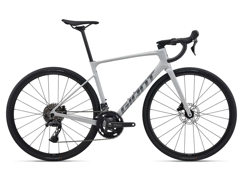2026 Giant Defy Advanced 3 Men's Road Bike in Good Gray