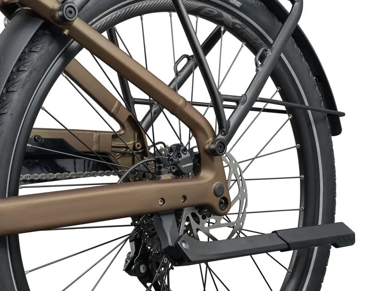2026 Giant Explore E+ 3 DD Electric Hybrid Bike in Pyrite Brown-6