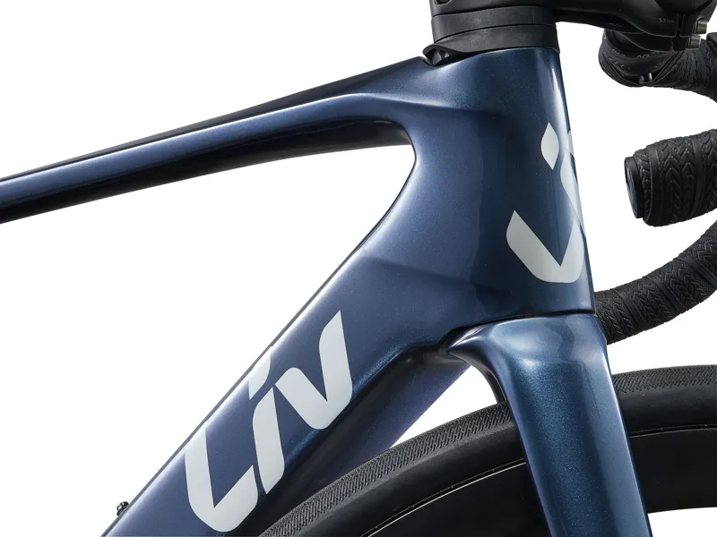 2025 Liv Avail Advanced E+ Elite 1 E-Road Bike In Blue-2