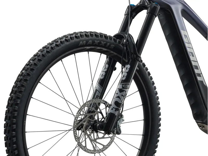 2026 Giant Reign Advanced E+ 1 Electric Mountian Bike in Mercury/Carbon Smoke-5