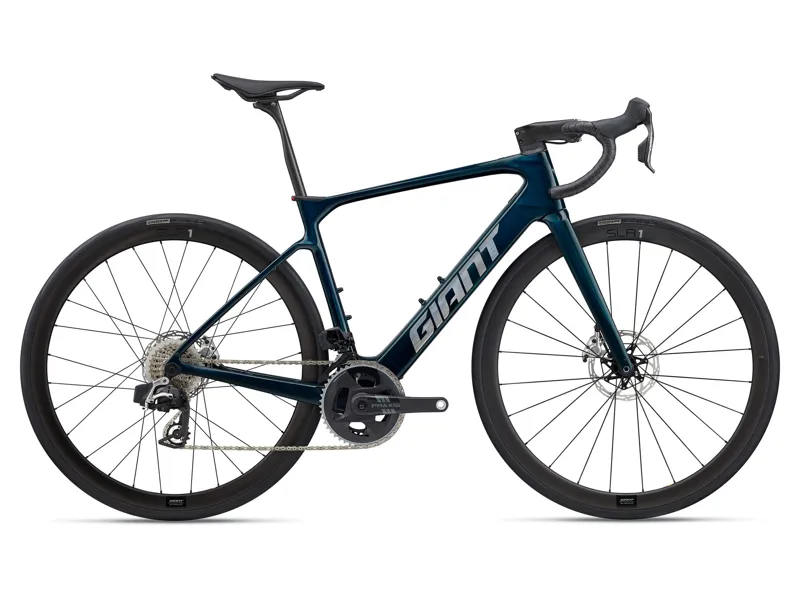 2026 Giant Defy Advanced E+ Elite 0 Electric Road Bike in Mariana Blue