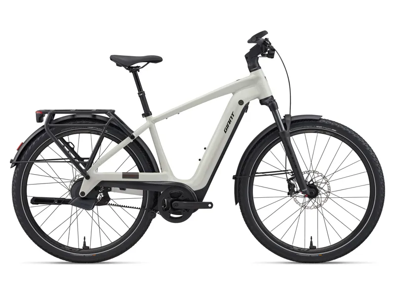 2026 Giant Explore E+ 0 DD Electric Hybrid Bike in Snow Drift