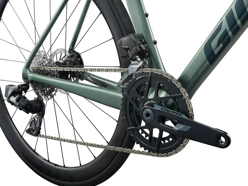 2026 Giant TCR Advanced 0 AXS Men's Road Bike in Alpine Green-4