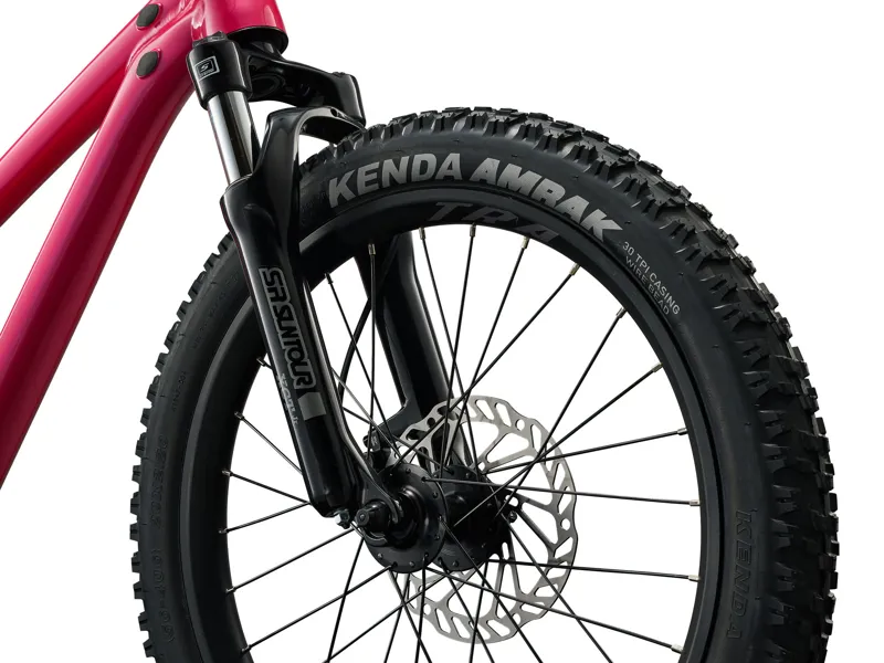 2026 Liv STP 20 FS Kids Mountain Bike in Hot Pink-4