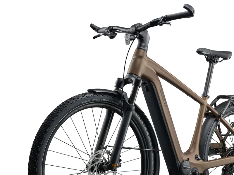 2026 Giant Explore E+ 3 DD Electric Hybrid Bike in Pyrite Brown-3