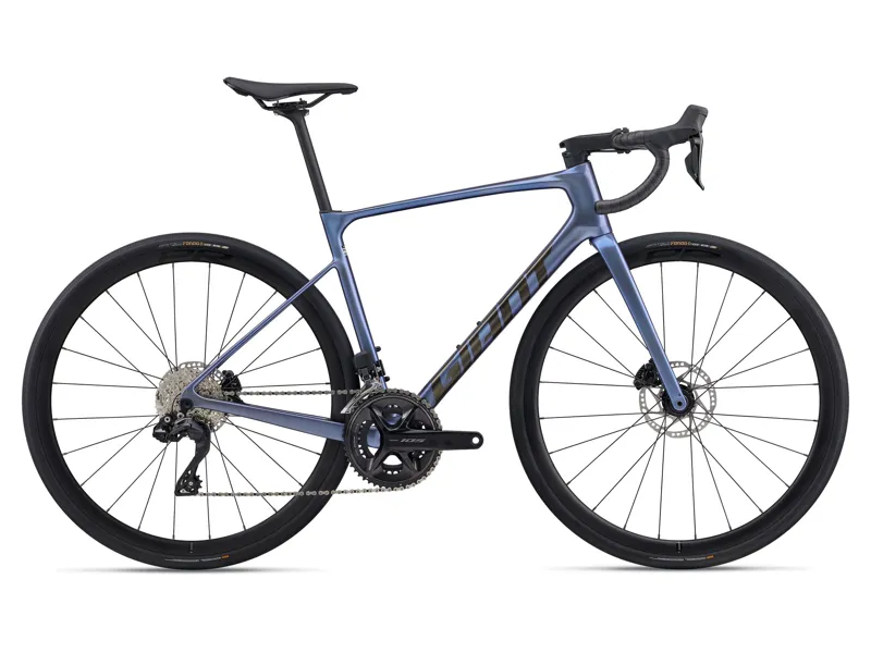2026 Giant Defy Advanced 1 Men's Road Bike in Thundercloud