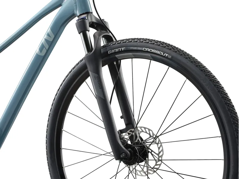 2026 Liv Rove 2 Hybrid Bike in Grey Cloud-5