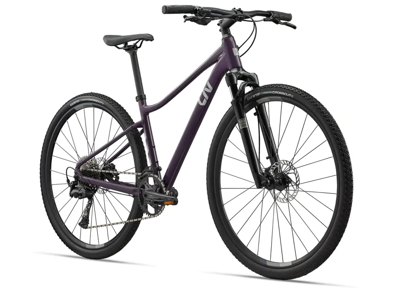 2026 Liv Rove 1 Hybrid Bike in Tyrian Purple-1