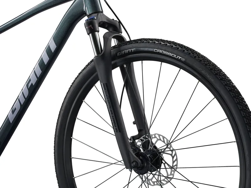 Showroom Giant Roam 2 Hybrid Bike in Asphalt Green Medium-3