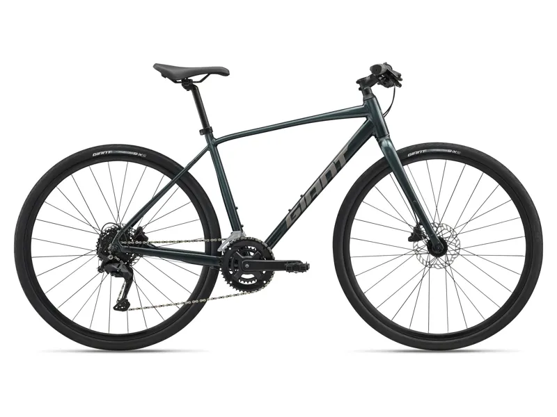 2026 Giant Escape 2 Disc Hybrid Bike in Asphalt Green