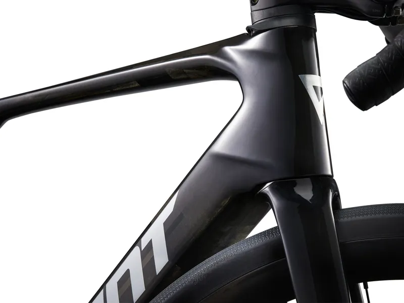 2025 Giant Defy Advanced E+ Elite 1 E-Road Bike In Raw Carbon-5