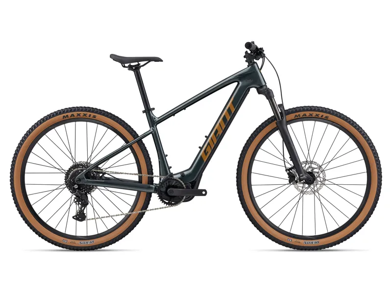 2026 Giant Talon E+ Electric Mountain Bike in Asphalt Green
