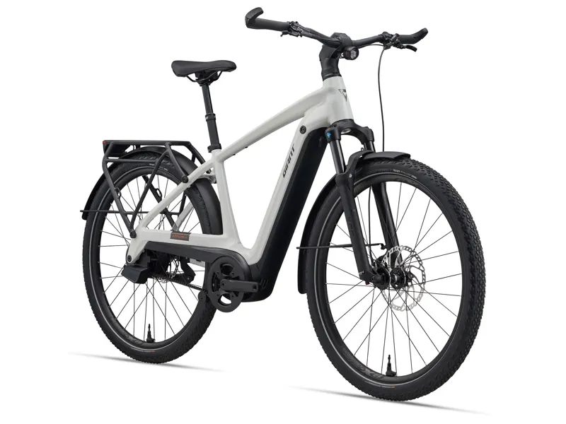 Showroom Giant Explore E+ 0 Electric Bike Snow Drift White in Large-1