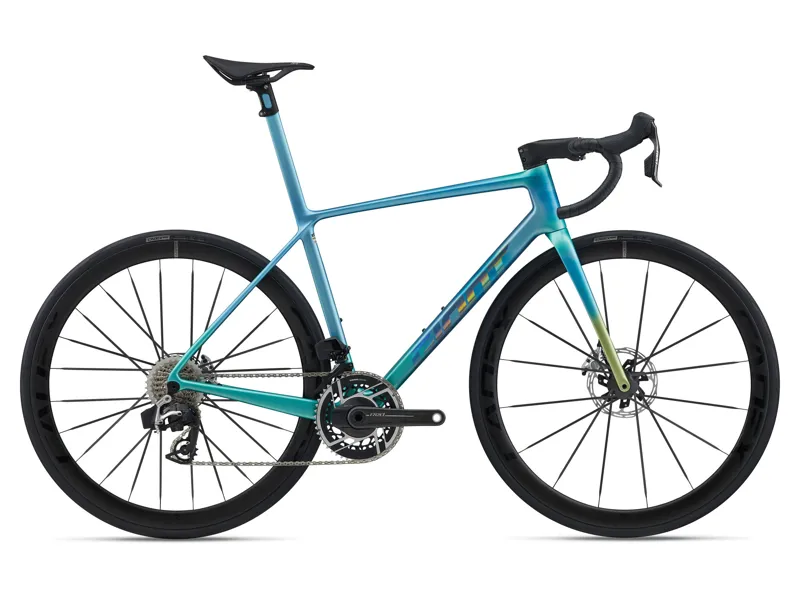 2026 Giant TCR Advanced SL 0 SRAM Red Road Bike in Turbo Teal