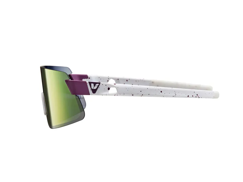 Liv Helio White/Purple Frame Silver Lens Polarvis Purple-2