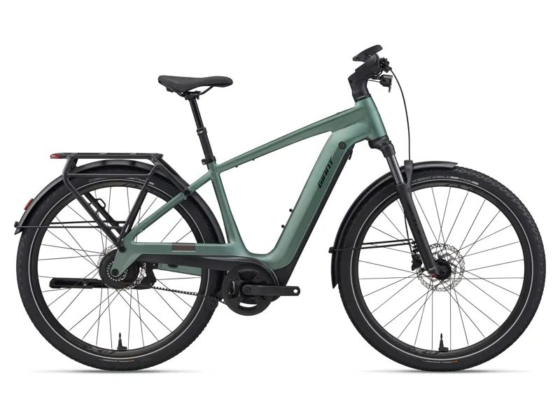 2026 Giant Explore E+ 2 DD Electric Hybrid Bike in Alpine Green