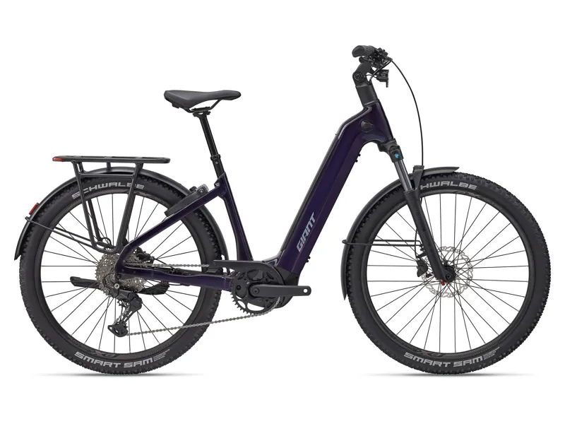 2026 Giant AnyTour X E+ 3 Low Step Through Electric Bike in Black Currant