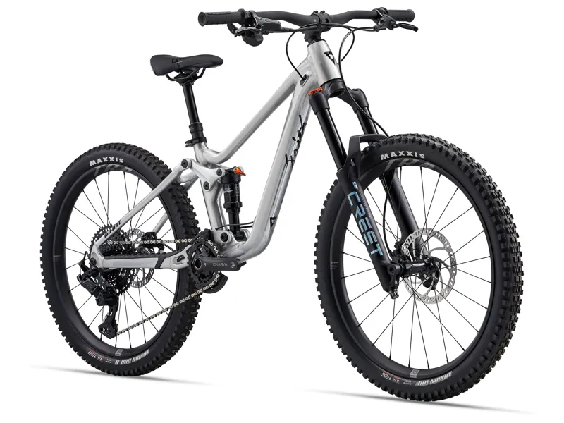 2025 Giant Faith 24 Kids Mountain Bike In Silver-1