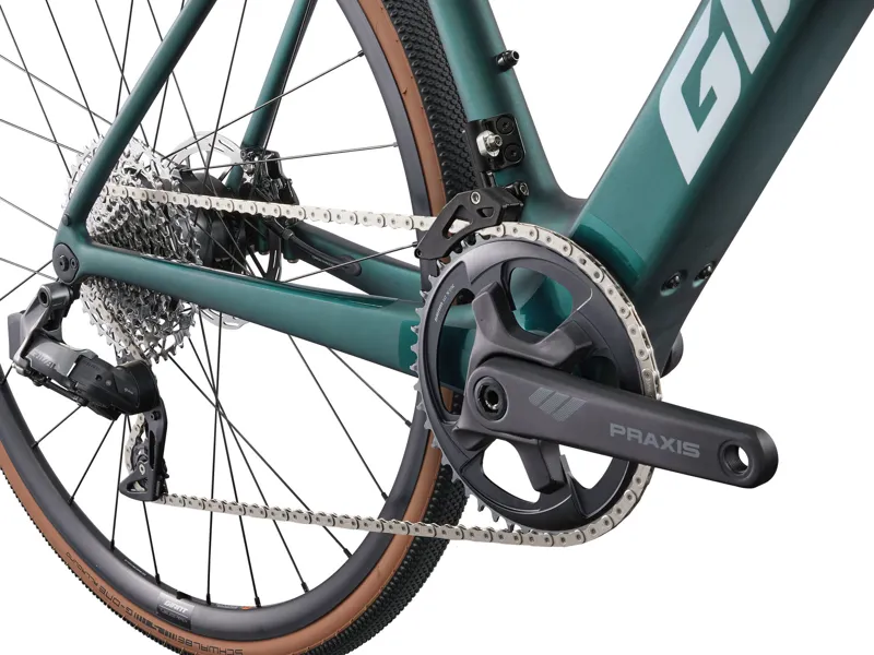 Giant Defy Advanced E+ Elite AR E-Road Bike In Matte Kelp Forest-3