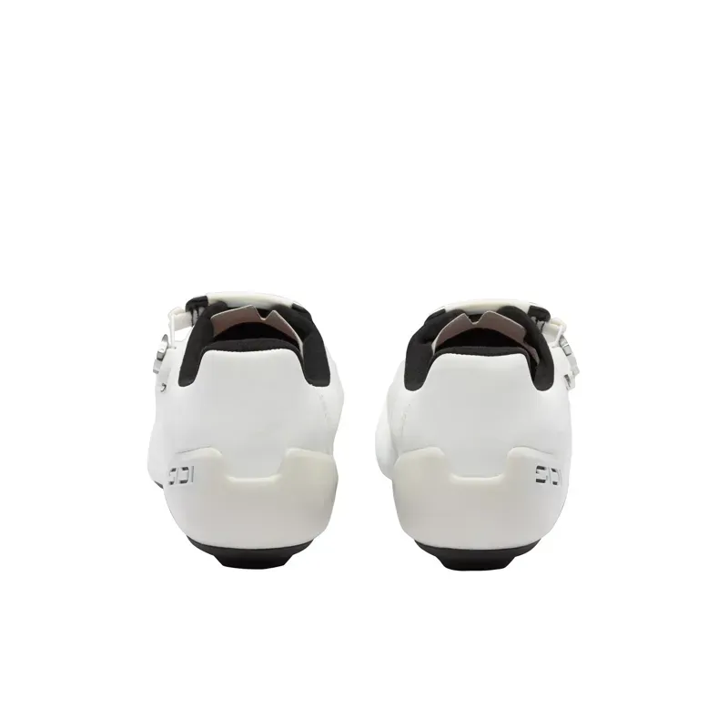 Sidi Genius X Monochrome Road Shoes in White-2
