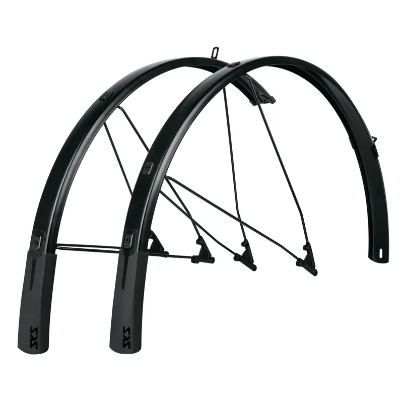 Sks Bluemels Style 28 Mudguard Set: BLACK 28