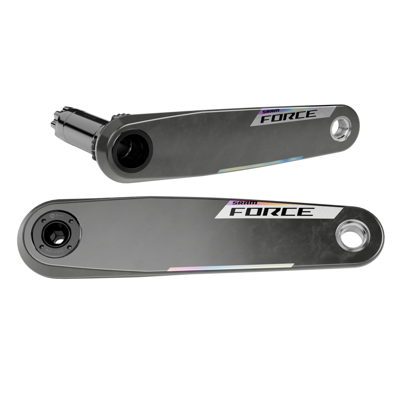 SRAM Force E1 DUB 8-Bolt 160mm Crankarm Set in Black-3