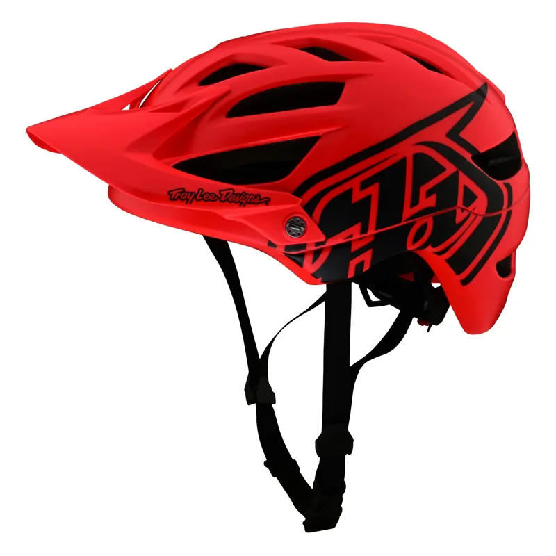 Troy Lee Designs A1 Drone Mens Mountain Bike Helmet in Red