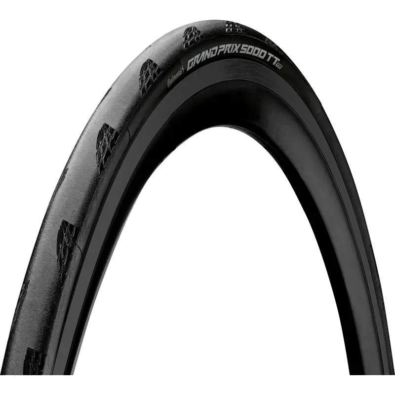Continental Grand Prix 5000s Tubeless Ready Tt Tyre 2022: BLACK 700x2